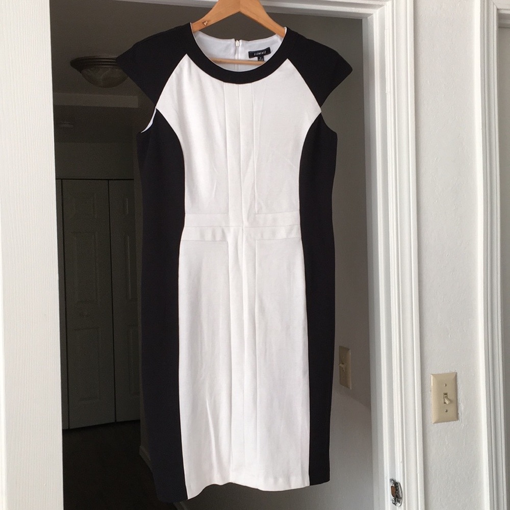 Elementz black and white dress size medium